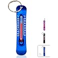 Sun Company Brrr-ometer - Snowsport Zipper Pull Thermometer for Jacket, Parka, or Backpack | Mini Outdoor Skiing & Snowboarding Keychain Thermometer