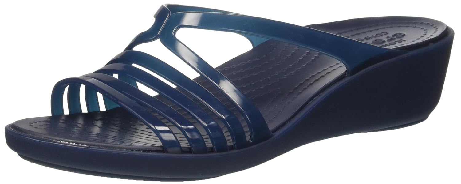 Buy Crocs Isabella Blue Womens Wedge Sandal W11 at Amazon.in