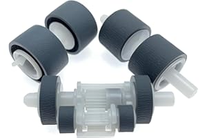 OKLILI Scanner Feed Pick Pickup Brake Separation Roller Kit Compatible with Epson Workforce DS-410 DS-510 DS-520 DS-560 DS-510N DS-520N DS-560N