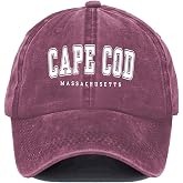 Cape Cod Hat Seashells Massachusetts Baseball Cap Nautical Beach Hat