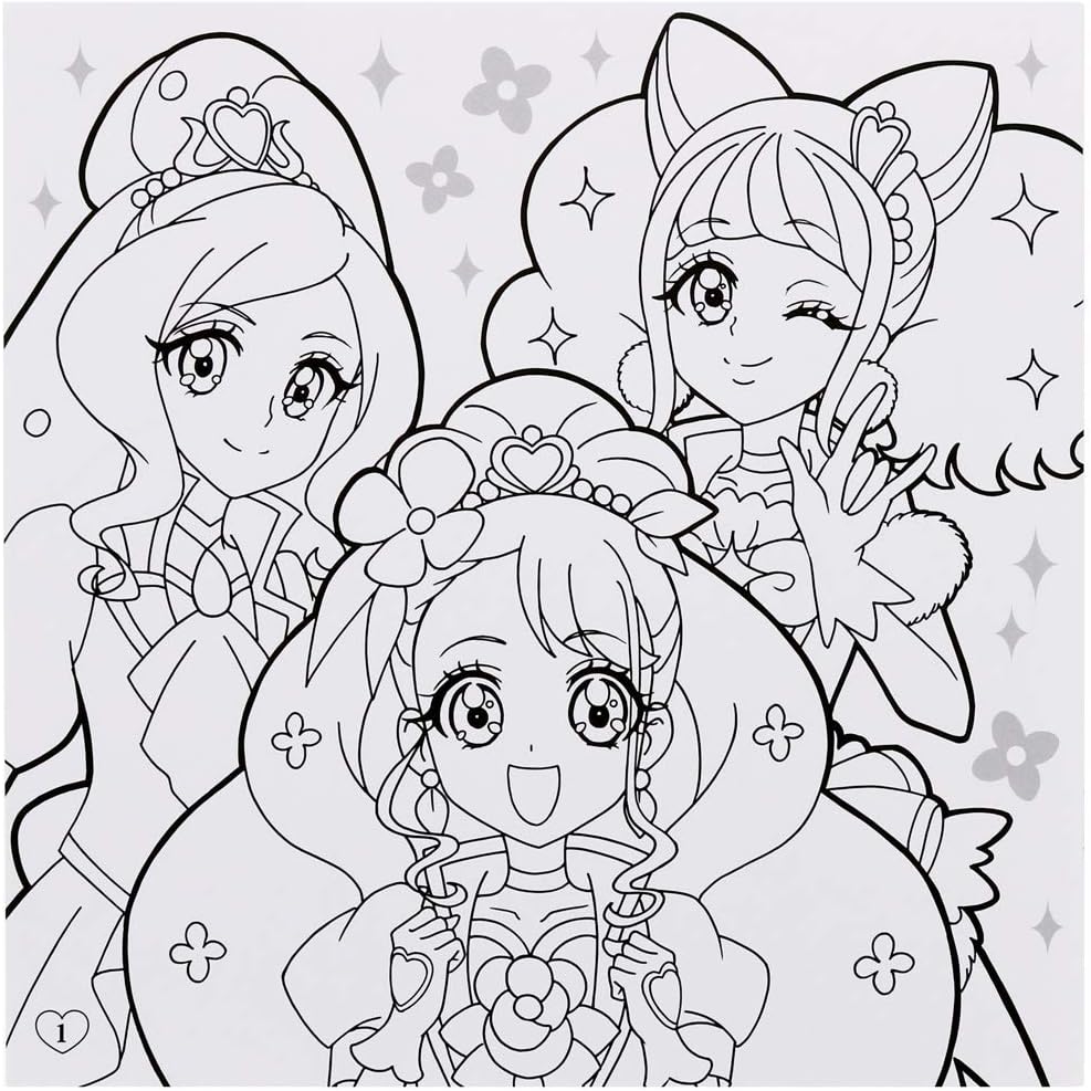 Amazon Co Jp サンスター文具 ヒーリングっど プリキュア デッカぬりえ A柄 おもちゃ
