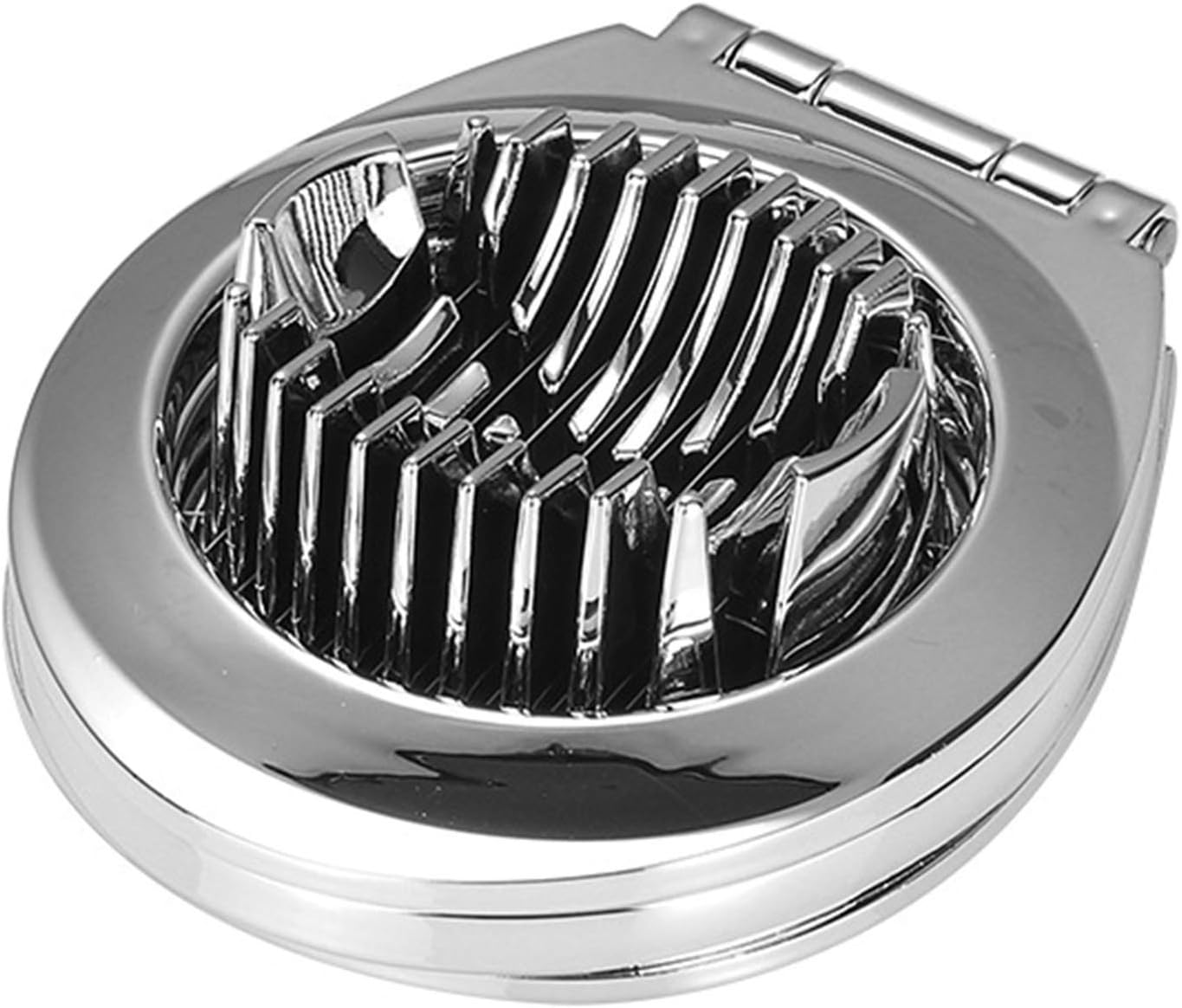 Egg Slicer, Multipurpose PP Plastic+304 Stainless Steel Wire Egg Slicer for Hard Boiled Eggs, Egg Cutter Heavy Duty Slicer, Silver