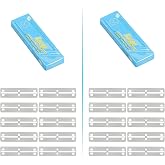 Pronetcus Tough Aquarium Algae Scraper Blade with 20PCS, Algae Scraper Blade Replacement.