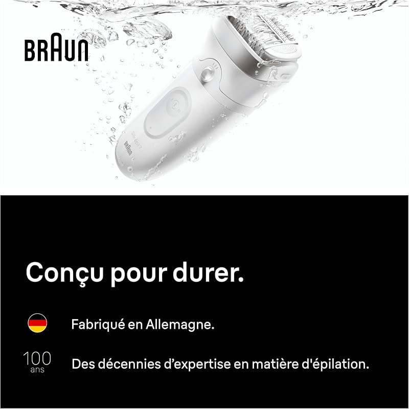 Epilateur Electrique Femme Silk Epil 7 7-241, Argent