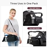 Momcozy Baby Pushchair Organizer with 2 Insulated Cup Holders Adjustable Strap view 3