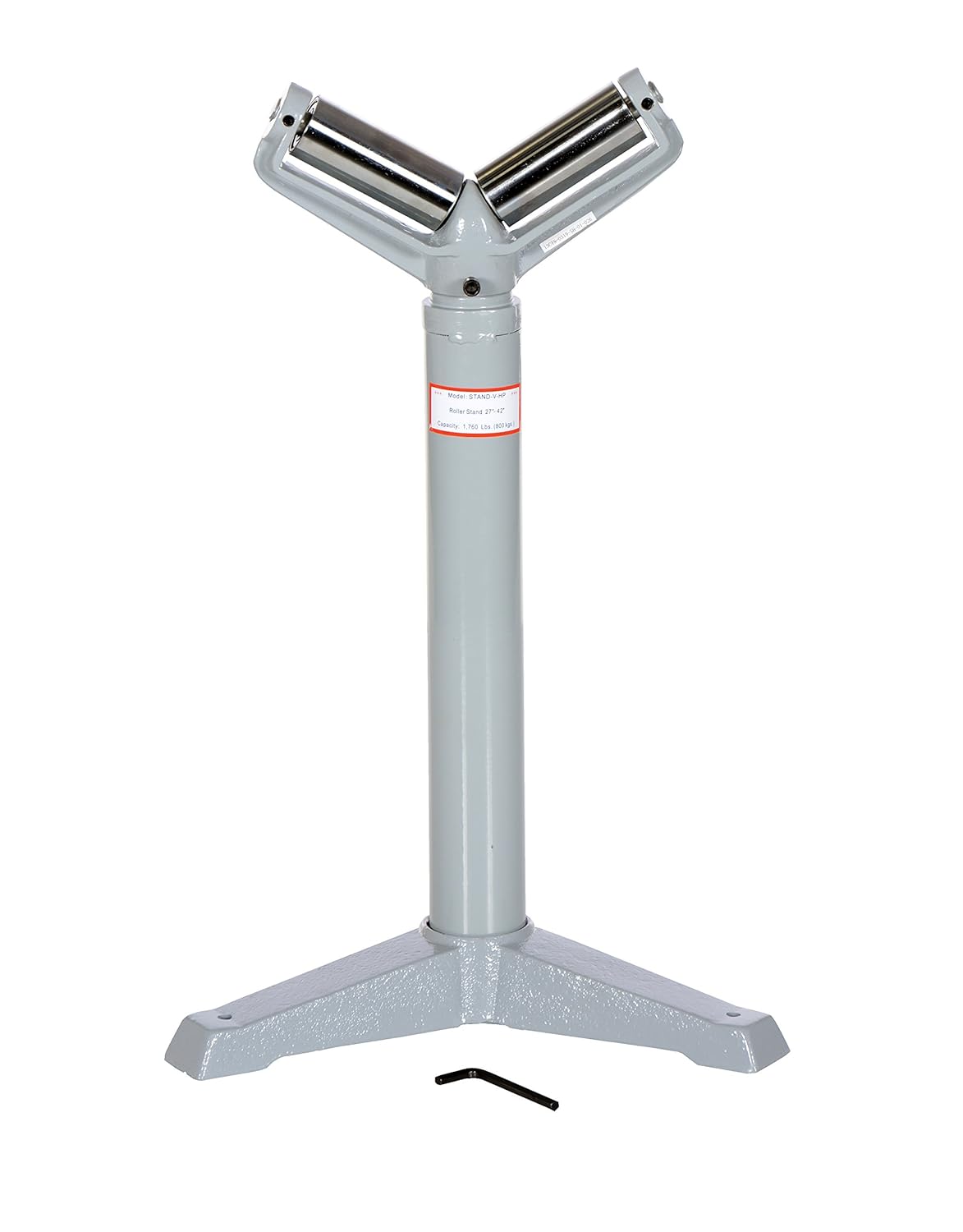 Vestil STAND-V-HP 5" V Deluxe Roller Stand, 27" - 42" Height, 1760 lbs Capacity: Roller Pipe Stands: Industrial & Scientific