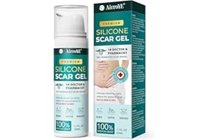 AIRROYE Silicone Scar Gel for Stretch Mark: 100% Silicone Scar Cream - Remove New Old Skin Scars 50g
