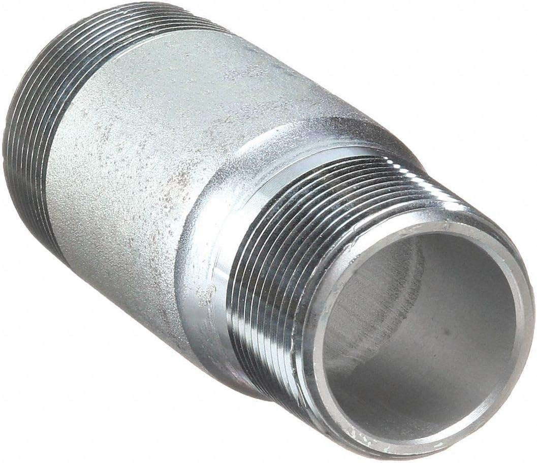 JB Smith Swage Nipple, Extra Heavy, 1/2" x 3/8" Pipe Size - Pipe Fitting
