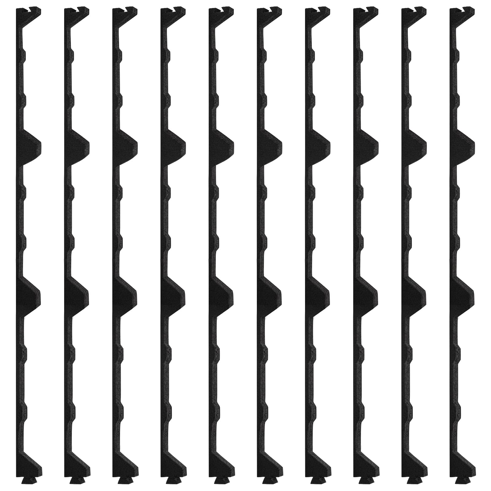 Photo 1 of 12 in Inside Classic Ribbed Profile Foam Closure Strip for Metal roof Foam Closure Strips Panels 3' Long Metal roof Inside Closure Strip ?10 Pack)
