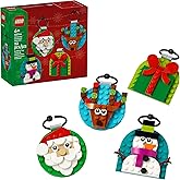 LEGO Christmas Ornament Selection Building Toys - Holiday Crafts for Family, Kids, Boys & Girls, Ages 6+ - Hanging Christmas 