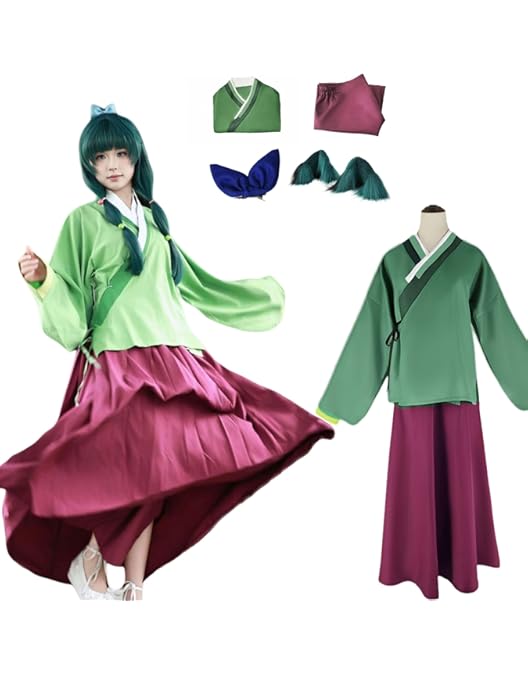 Amazon.com: Boomtrader Maomao Costume Dress Coat Adult Women