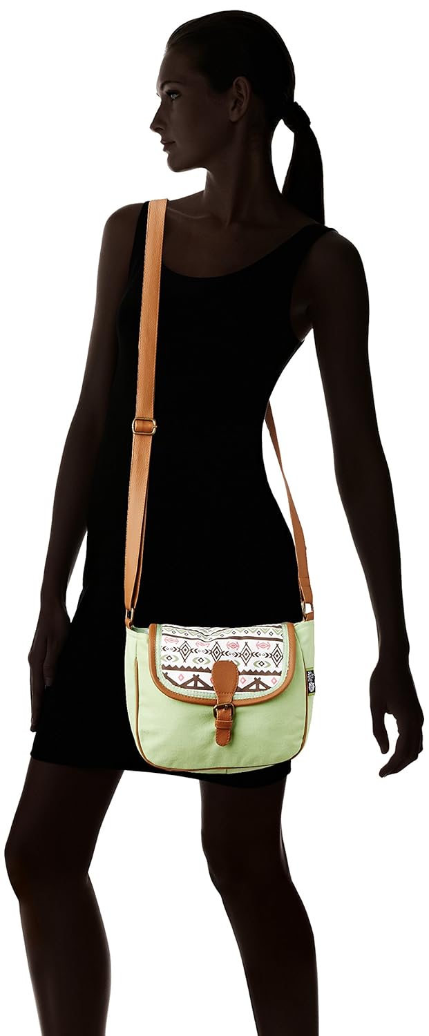 kanvas katha women's sling bag (multicolor) ()