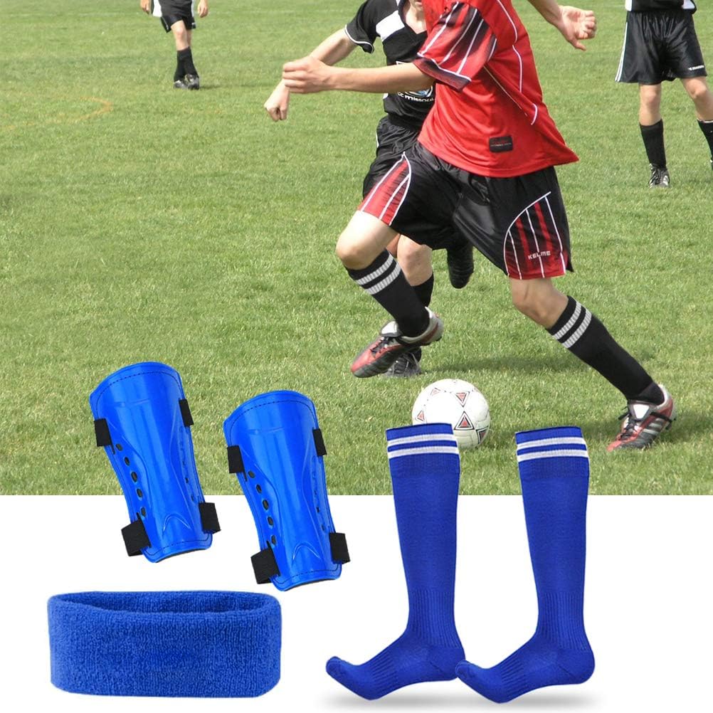 Amazon Haploon すね当て サッカー フットボール すね当て プロテクター ふくらはぎ保護ギア 5 12歳 子供 ティーンエージャー 男の子 女の子 長袖サッカーソックス2ペア付き Haploon シンガード