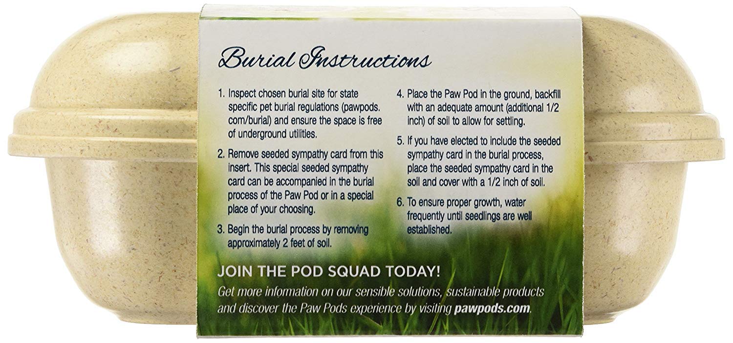 paw pods pet casket