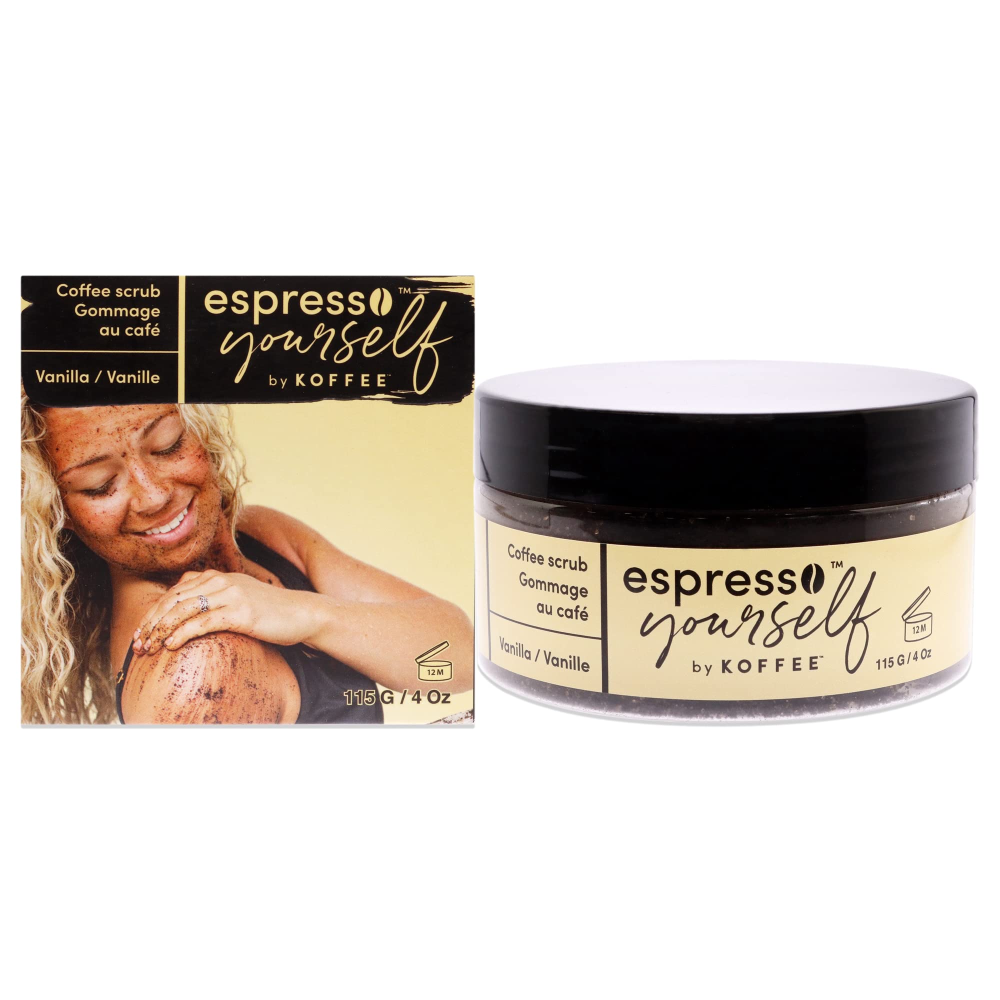Koffee Beauty Coffee Scrub - Vanilla for Unisex 4 oz