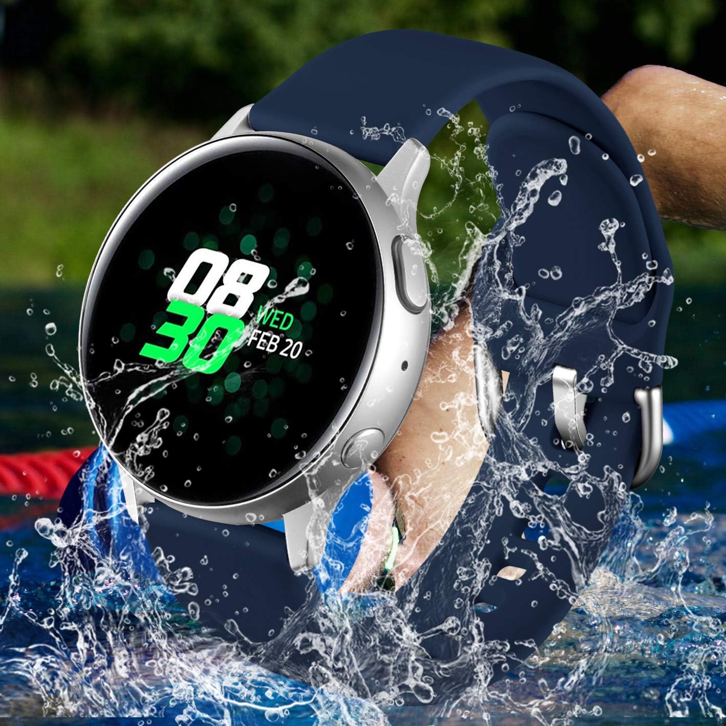 Dirrelo Sport Strap Compatible With Samsung Galaxy Watch Active/Active 2 40mm/44mm - Image 4