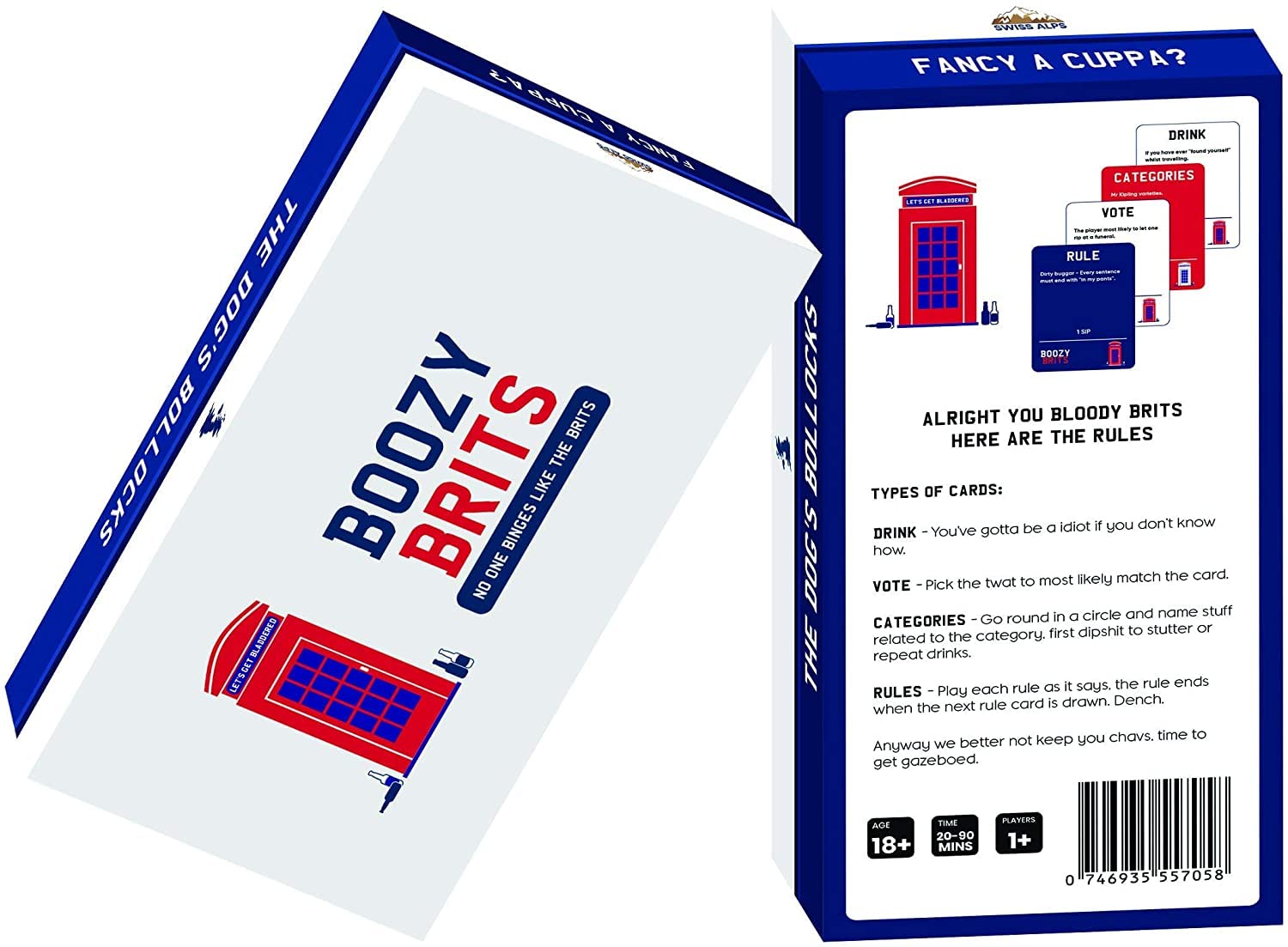 BOOZY BRITS Games for Adults, Party Games, Hen Do's, Stag Nights and Students