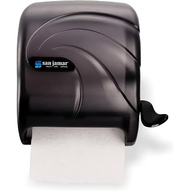 Distributeur Serviettes Papier Mural - Acier Inoxydable Noir