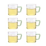Borosil Vision Tea N Coffee Glass Mug Set of 6