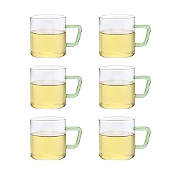 Borosil Vision Tea N Coffee Glass Mug Set of 6