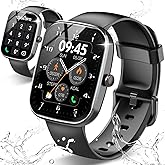 Csasan Smart Watch for Men Women(Answer/Make Call), 1.91" HD Screen Smartwatch Heart Rate/Sleep/Steps Monitor, 100+ Sports Fitness Watch, IP68 Waterproof Activity Trackers for Android iOS Black