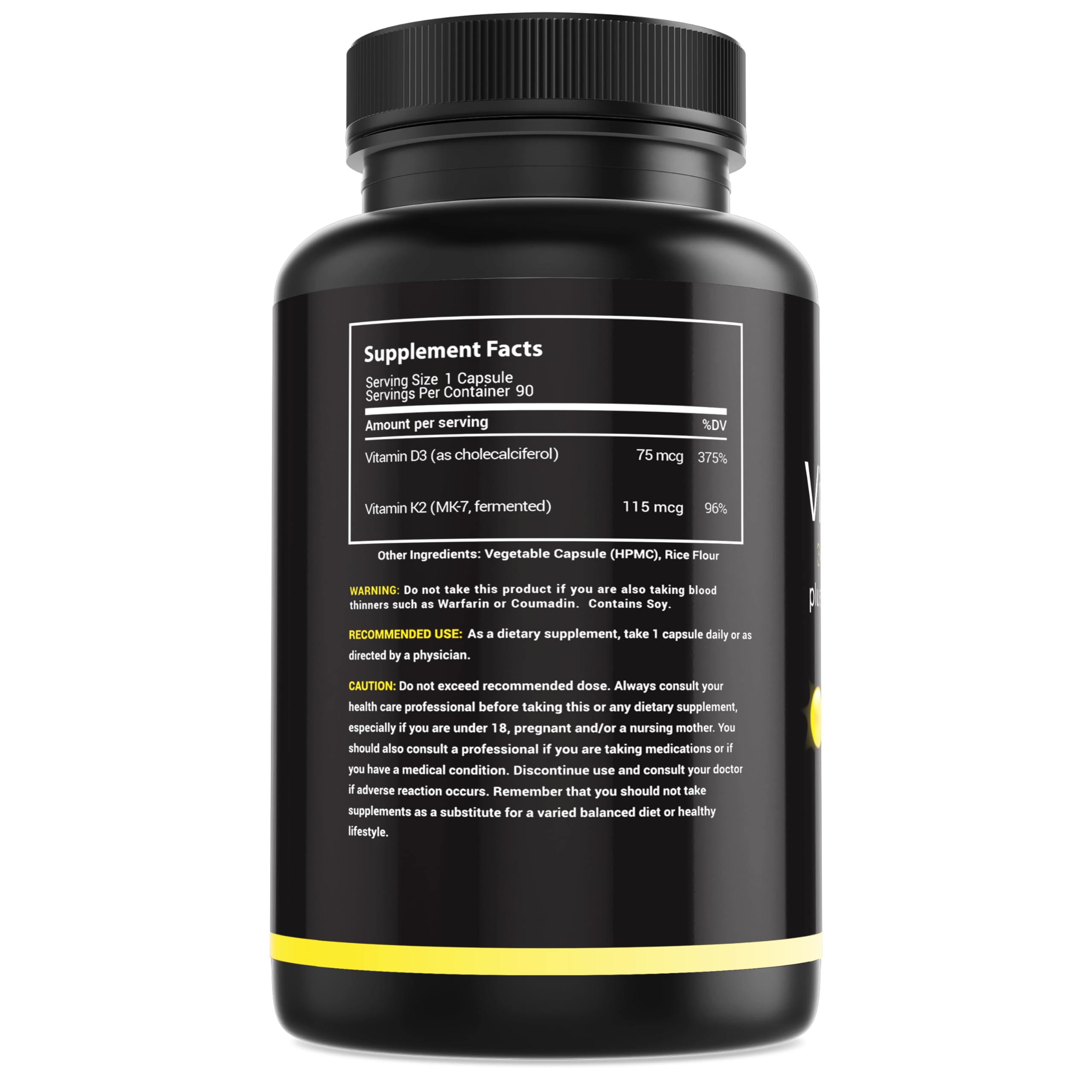 Mua Vitamin D3 K2 3000 IU with Vitamin K as MK7 from Natto High