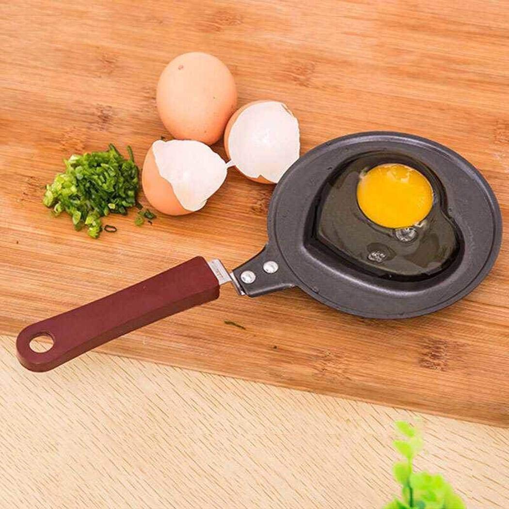 Cokil Mini Egg Frying Pan Handheld Kitchen Non-Stick Omelette Pancake Molds Tool Grill Pans