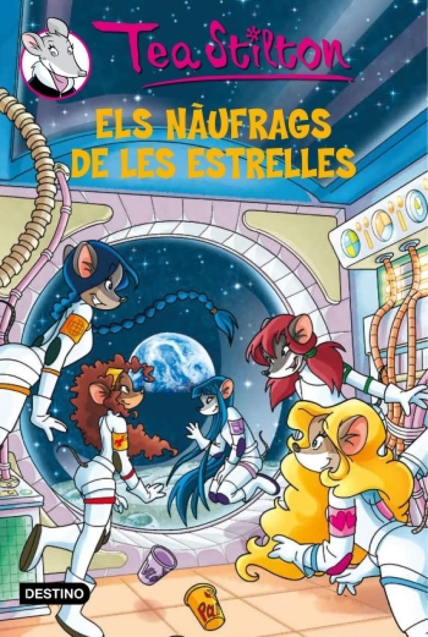 Portada de Stilton 8: els naufrags de les estrelles