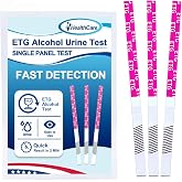 ETG Alcohol Urine Strips, High Sensitivity | Rapid 2-Minute Results for Home/Workplace/Rehab Testing | 24-80 Hour Detection Window [8 Pack]