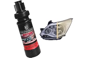 AWINNER Headlight Restoration Kit, Restore Cloudy Lights, Easy Non-Power Tool Process, Lasts Vehicle Ownership