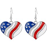 Halloween, Christmas, 4th of July Patriotic Earrings, Holiday Earrings Independence Day Stud Dangle Drop Earrings Hook Fashion Jewelry Gift for Women