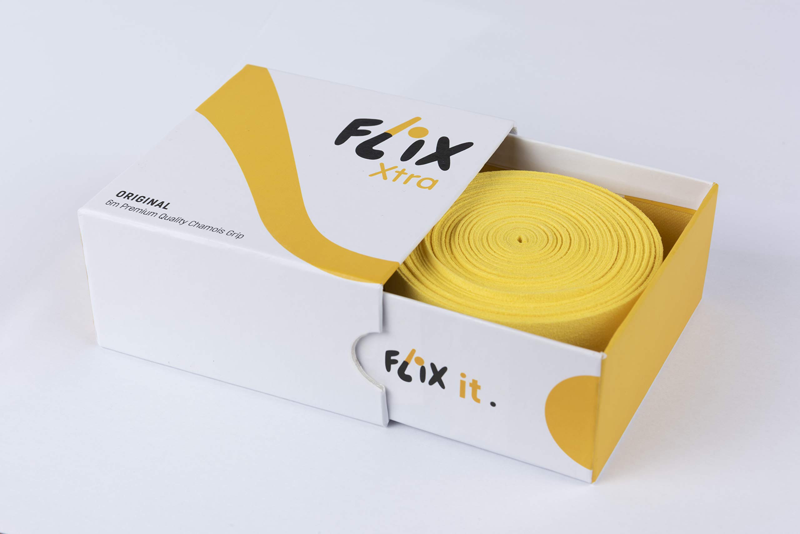 Hockey Grip | Flix Xtra 6 metre Chamois - Original Yellow | Extra Long Premium Chamois