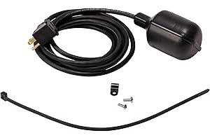 Red Lion 115-Volt, Maximum 13-Amp - 1/2 HP, Pump Down Piggyback Tethered Float Switch for Pond, Sump, Sewage or Effluent Syst