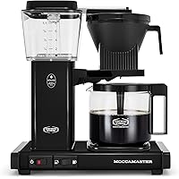 Technivorm Moccamaster 53937 KBGV 10-Cup Coffee Maker Black, 40 Ounce, 1.25l