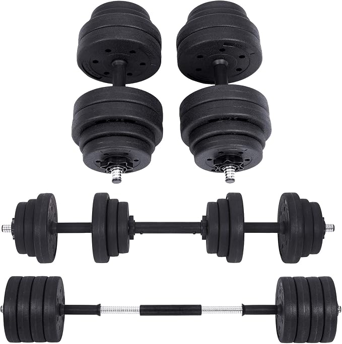 Juego De Pesas Con Barra De Bomba, 20 Kg O 30 Kg, Ideal Para Entrenamiento En Casa, Marca FK Sports
