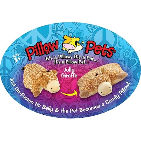 Amazon Com Pillow Pets Classic Giraffe Stuffed Animal Pillow