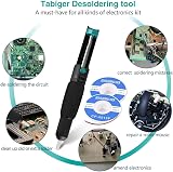 Tabiger Desoldering Pump Solder Wick 3-in-1 Kit 1pc Pump + 2x Wick 2.5mm x 1.5m view 7