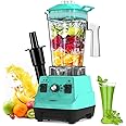 OMMO Blender 1800W, Professional High Speed Countertop Blender with Durable Stainless Steel Blades, 60oz BPA Free Blender for Shakes and Smoothies, Nuts, Ice and Fruits, Dishwasher Safe