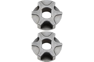SG Store 2pcs 3/8" Chainsaw Sprocket Spline Aperture 9mm Integrated Guide Gear Chainsaw Electric Replacement Parts Compatible