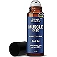 Muscle Ease Essential Oil Roll-On 10ml - 100% Pure Therapeutic Grade Blend for Sore Muscles, Aches & Pains - Roll On Application - Perfect for Athletes and Active Individuals - Nexon Botanics