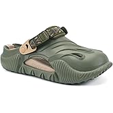 COFACE Mens Recovery Clogs Comfortable Walking Thick Cushion Sandals Sport Casual Orthopedic Mules with Plantar Fasciitis Arch Support