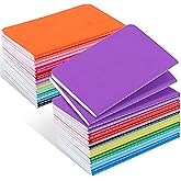 Loccmat 36 Pack Small Lined Notebooks Bulk,Mini Pocket Notebooks,Mini Journal Memo Notepads for Students,Traveler,Office Meeting Supplies,12 Bright Colors,3.5 X 5.5 Inch,30 Sheets/60 Pages