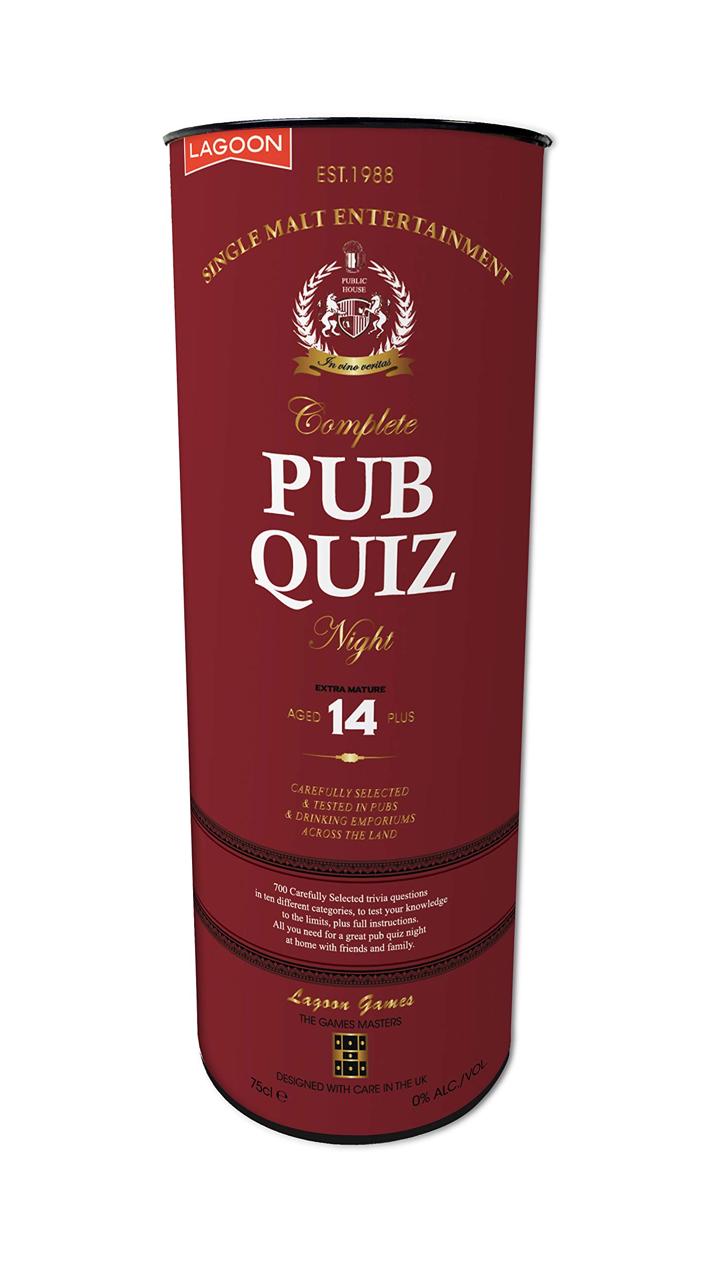 The Lagoon Group 1148 Complete Pub Quiz, Multi