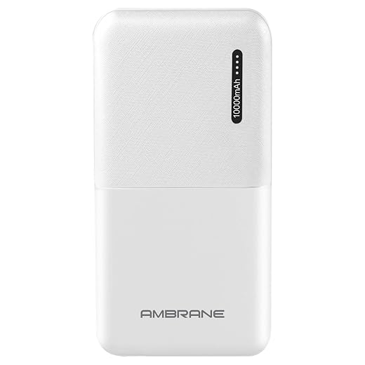 Ambrane 10000mAh Lithium Polymer Power Bank