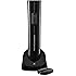 Hamilton Beach 76610 Cordless Electric Wine Bottle Opener with Battery Charger, Foil Cutter and Comfortable Grip, Portable, Black