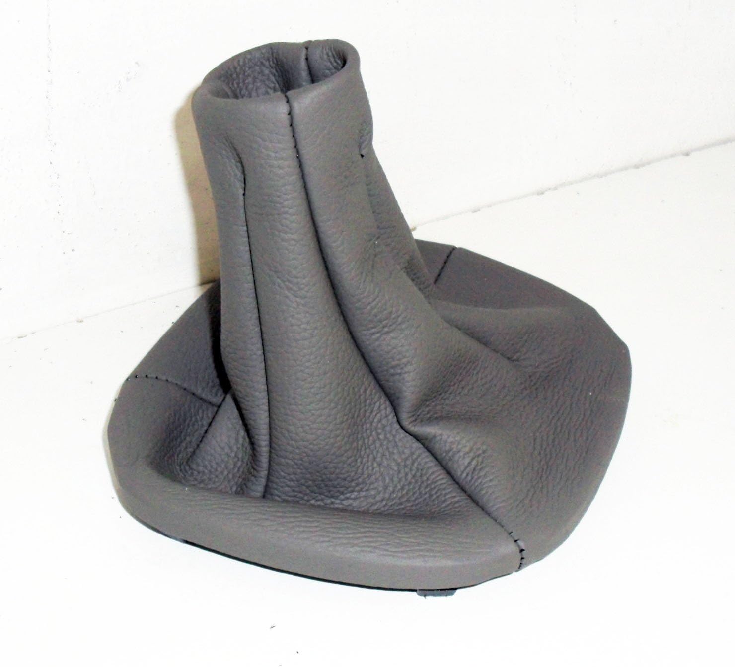 Soufflet De Levier De Vitesse En Cuir Noir Coutures Blanches - Pour Peugeot 3008/5008 FL 2009-2016 - 100% Cuir Italien