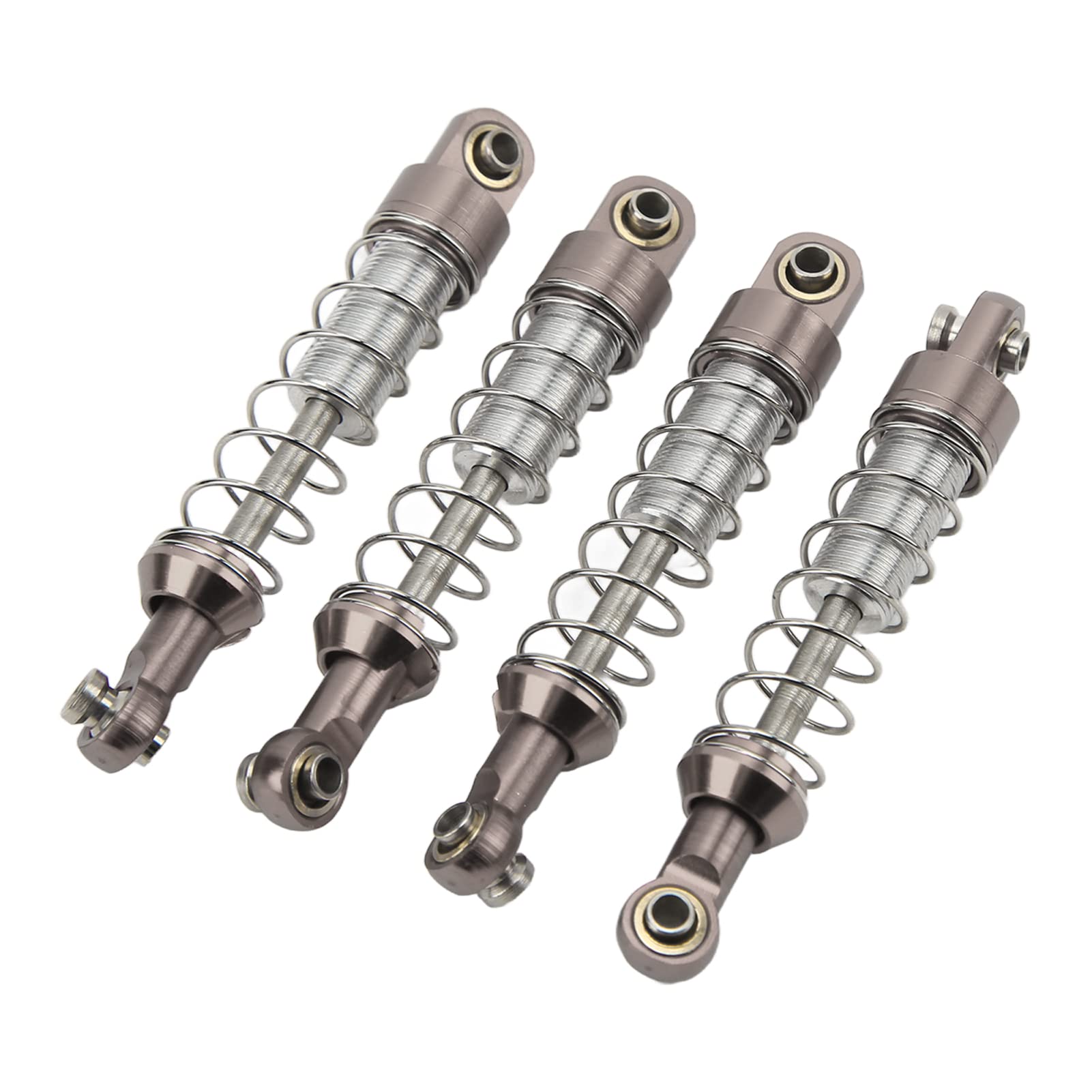 SPYMINNPOO 2 Pairs RC Car Shock Absorber, 60mm Alloy Absorber Damper RC Car Modification Parts Upgrades Compatible with WPL C14 C24 MN D90 99S Models