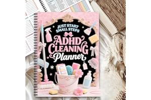 Color-Coded Cleaning Planner with Daily Weekly Monthly Schedules, Household and Office Chore Organizer for Productivity