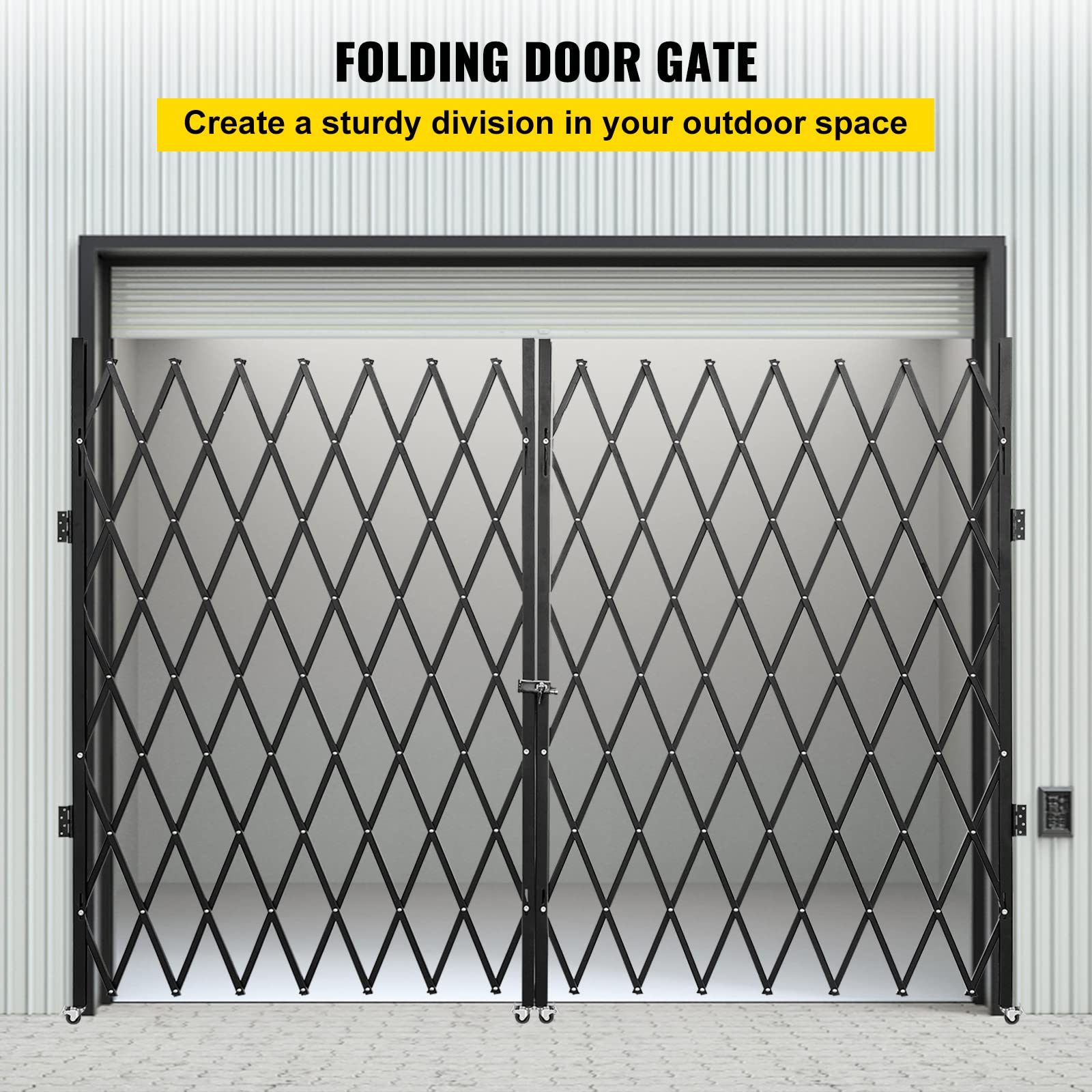 Hanging Operating Gate Mua VEVOR Double Folding Security Gate, 87