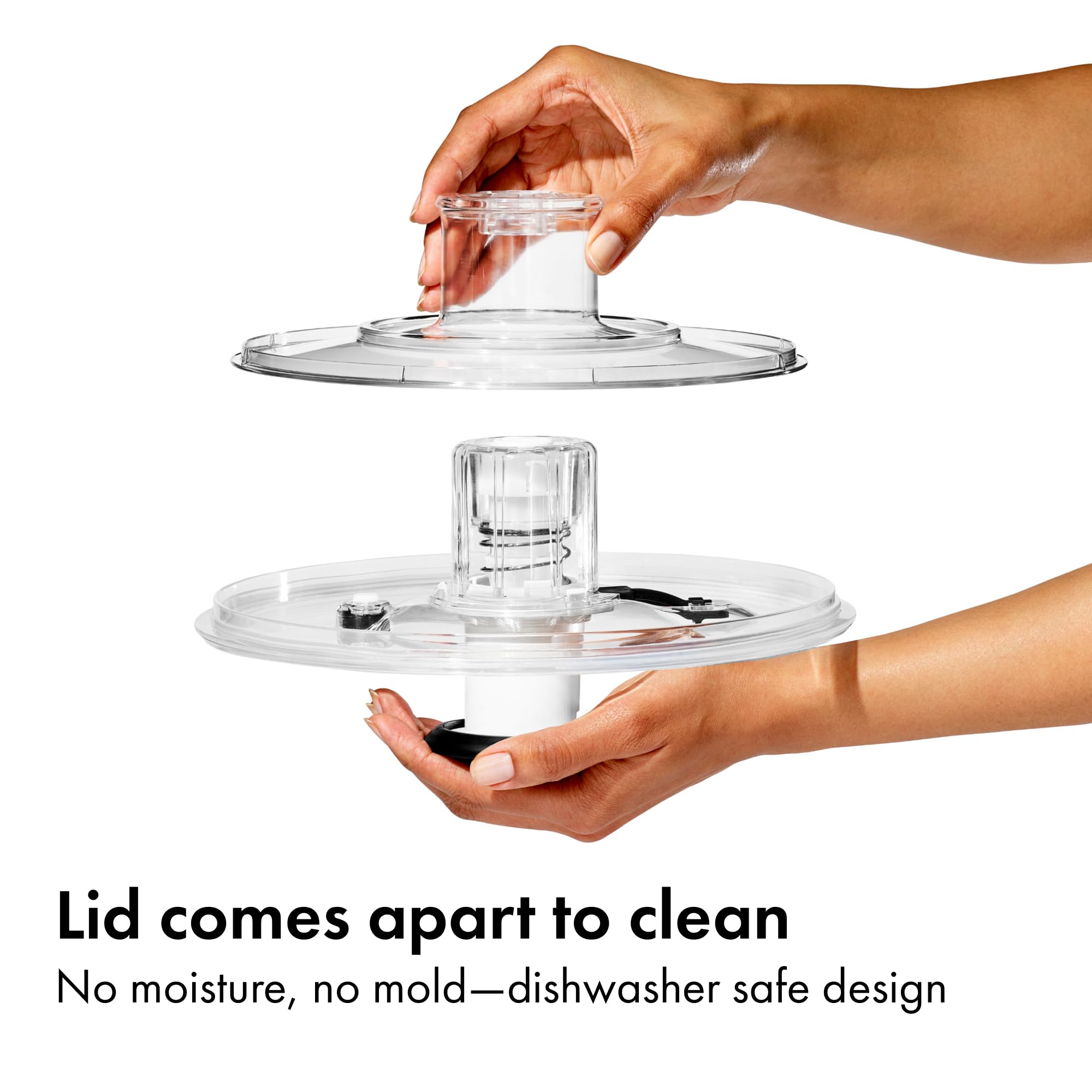 OXO Good Grips Glass Salad Spinner - Large 6.22-Qt Lettuce & Fruit Washer, Borosilicate Glass Bowl, BPA-Free, Easy Pump